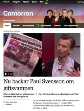 Paul Svensson på SVT